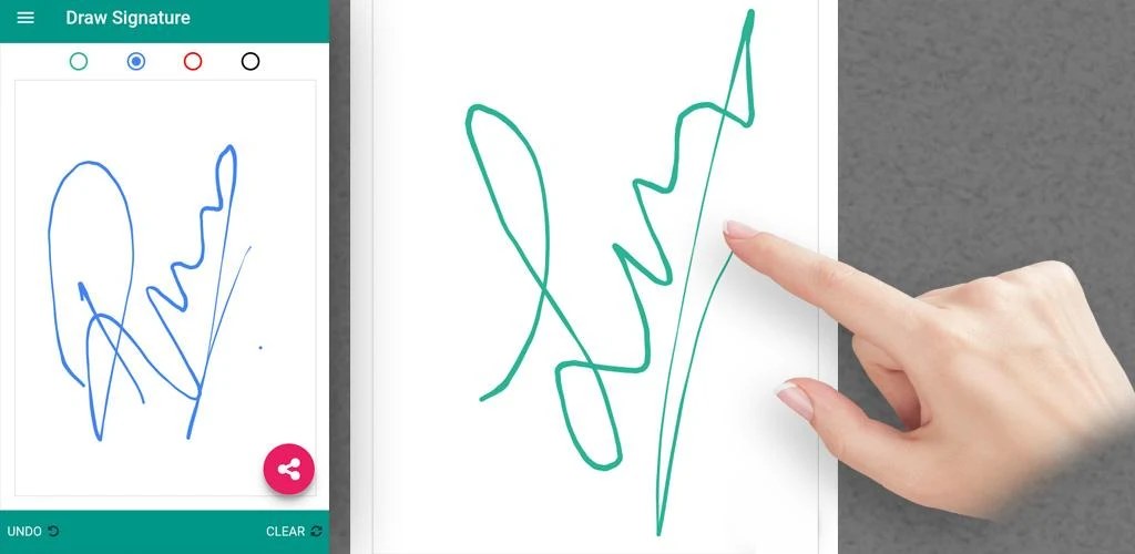 Draw Signature app on Android